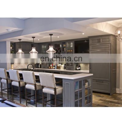 European Style L Shaped Shaker Modular Kitchen Living Room Cabinets Kitchen Furniture Cabinets Set