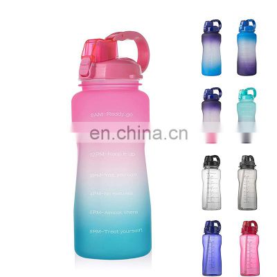 personalized bpa free plastic protein spice durable eco friendly leak proof shaker poly-clear fitness bottle
