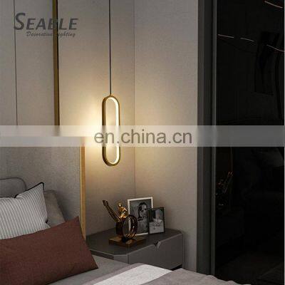 New Listed Decoration Aluminum Acrylic chandelier 24W 48W Hotel Bedroom Indoor Modern LED Pendant Lamp