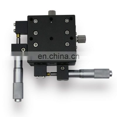 60*60mm XY Axis Manual Displacement Platform High Precision Sliding Table Linear stage