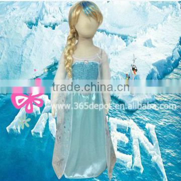 Free Shipping Frozen Dress Elsa & Anna Summer Dress For Girl Princess Dresses Brand Girls Dress Free Shipping