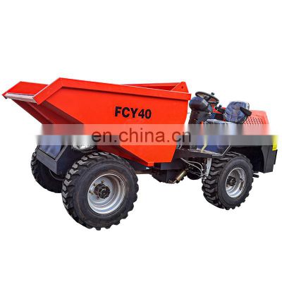 China construct Hydraulic FCY40  4 ton mining use underground site dumper with 1.6 cbm bucket