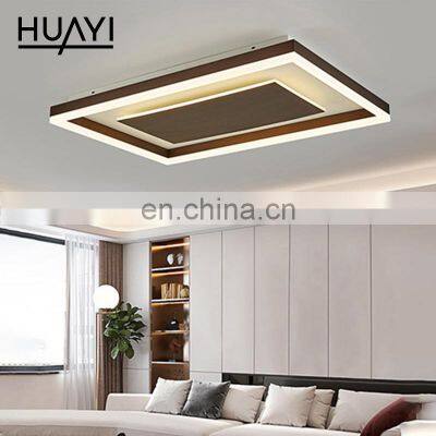 HUAYI Wholesale Nordic Decorate House Lighting Fixture 32w 40w 92w Indoor Bedroom Modern LED Ceiling Light