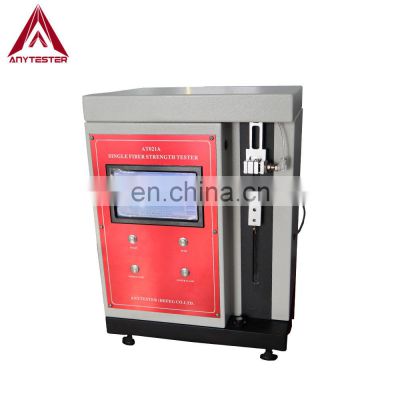 Large LCD Screen Display Single Fiber Strength Tester with Pneumatic Clip