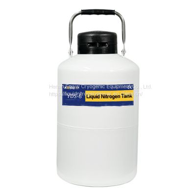 Yds-6 cryogenic liquid nitrogen container 6 liter Dewar semen tank supply