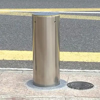 Outdoor School Entrance Private Low-temperature Resistance Warning Post Home Use Battery Powered Lifting Columns Bollard