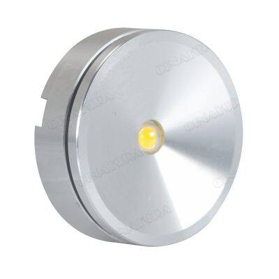 Micro Mini Down Light LED Fixture 1 Watt Cool White LED Down Light for Home, Cabinet, Task Lighting