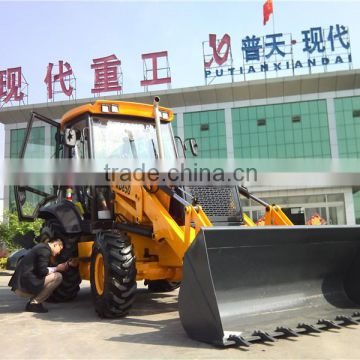 CE approved tractor backhoe loader for sale XD850 made in china