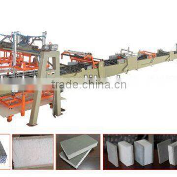 Heat preservation fireproof fiberglass sheet production line