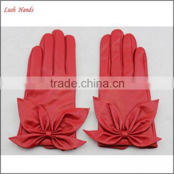 driving leather hand gloves police leather gloves women winter gloves