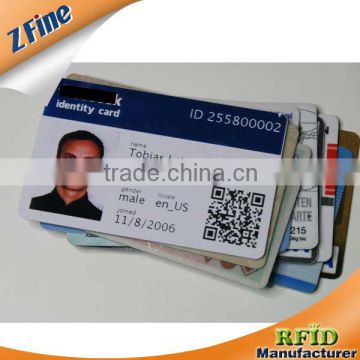 Plastic sample photo id card/staff office id card