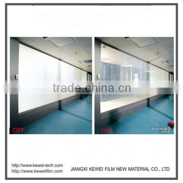 Kewei high clear Switchable glass, smart glass