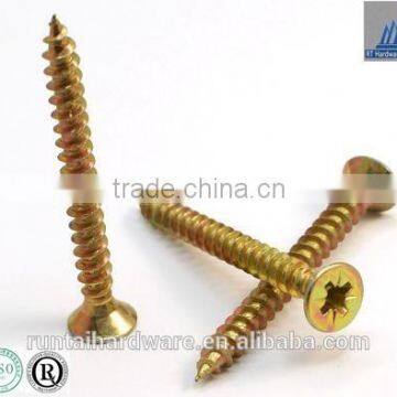 Brass phillips flat head tapping screw