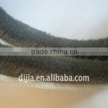Silicone Wool pile weather strip brush customized weather strip