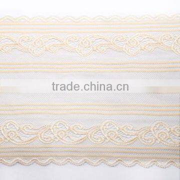 high quality Nylon spandex elastic flower for lace trim