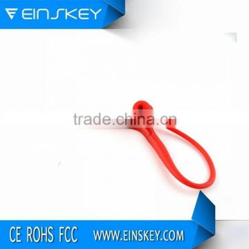 Firm wireless bluetooth earbud with adjustable ear hook