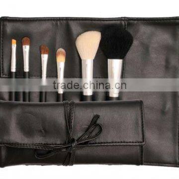 Double end promotional 6pcs cosmetic brush set free sample