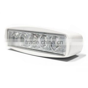 Best selling 2013 factory cost price white aluminum housing Boat accessories 12v 15w led work light