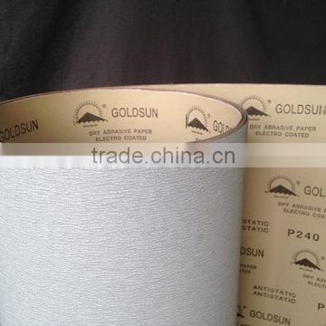 BW86 anti-clog silicon carbide sandpaper roll for furniture and surface polishing