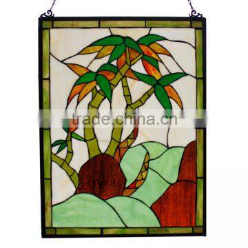 TW1824040, W18"H24" tiffany panel, hanging panel, tiffany windows, stained glass panel, stained glass windows