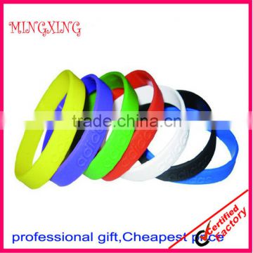 2014 popular hot sale adjustable silicone wristband