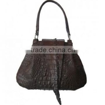 Crocodile leather handbag SCRH-019