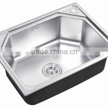 Stainless Steel Kitchen Sink Topmount Single Bowl