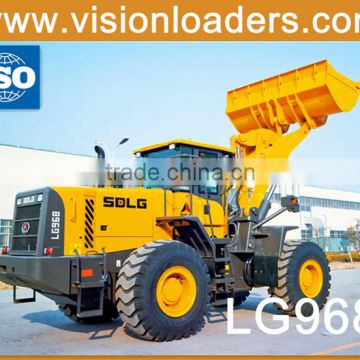 SDLG Wheel Loader , Luxurious 6T Wheel Loader For Heavy Materials , LG968 Wheel Loader For Factory&Urban Construction                        
                                                Quality Choice