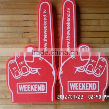 factory fast sale and colourful cheering sponge hand