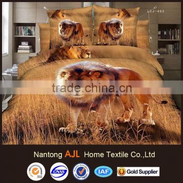 2015 high quality 3D home decor style bedding set