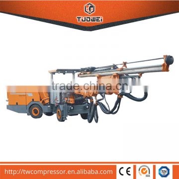 Portable electric borehole air compressor for drilling rig