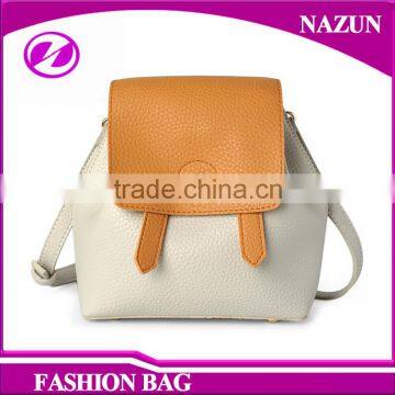 Yellow Shopping Phone Bags Handbags Soft PU Leather backpacks for women