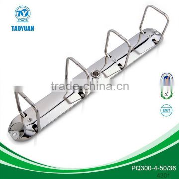 environmentally friendly office binding clip metal 4 ring mechanism