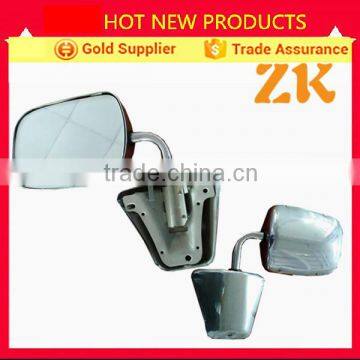 Universal chrome outsider exterior front rearview side mirror for heavy truck bus