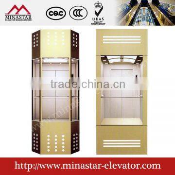 China glass round panoramic passenger elevator