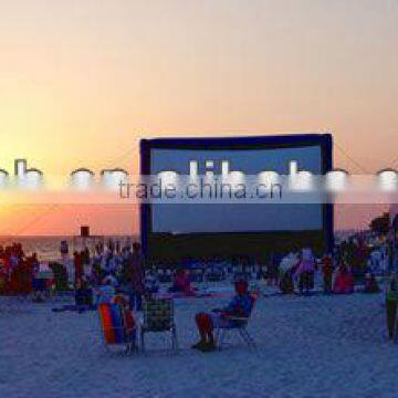 Beauty Inflatable Film Screen For Beach Party