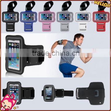 Mix Colors Running Sport Armband Cases for Samsung Galaxy Note3 III 2 with Arm Band Key Hole