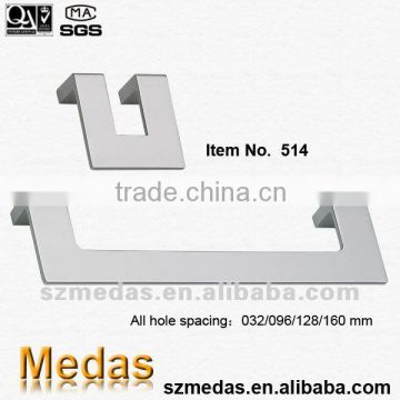 aluminium profile pull handle furniture accessory