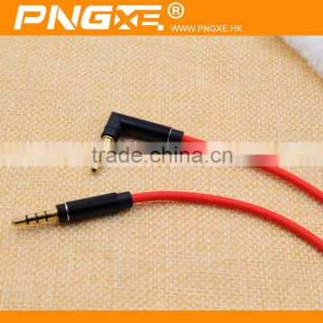 PNGXE 2015 Original Quality Hot Sale 90 Degree 3.5mm Aux Audio Video Cable