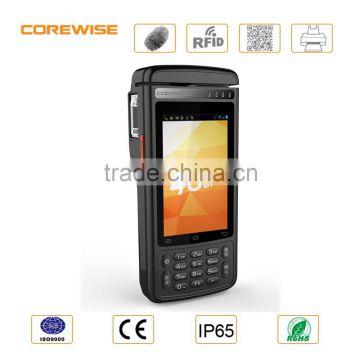 Newest 4G LTE handheld android 5.1.1 mobile POS terminal with RFID,fingerprint,thermal printer