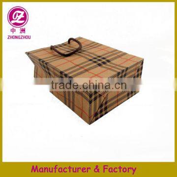 Environmental Friendly/Recyclable/Shopping/Rope Handle/Gift/Brown Kraft Paper Bag