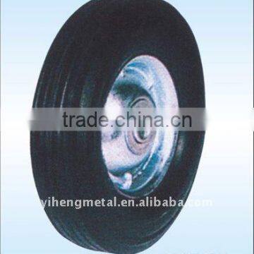 7inch Solid rubber wheels