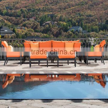 Sigma cast aluminum patio furniture outdoor sofa sets loveseat sofa