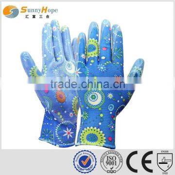 sunnyhope Knit Glove with Nitrile Coated Palm gloves