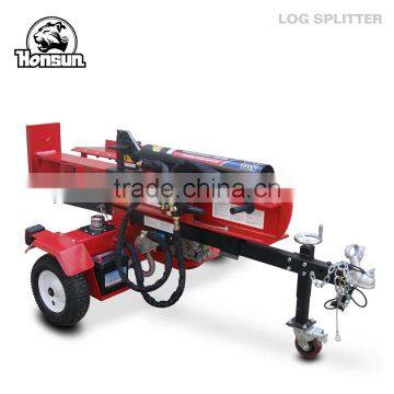 Germany Hanover Fair exhibited forestry machinery with hydraulic cylinder China cheap diesel engine wood splitter 50T