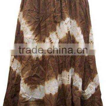 fashionable cotton printed skirts