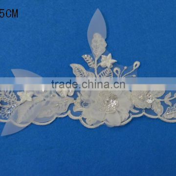 Dongguan Zhuosi Brand 3d flower decorative lace trim
