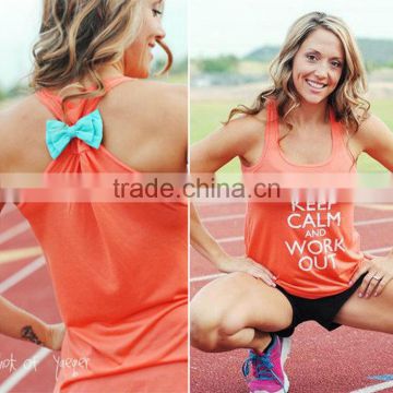 Fashion Women Tank Tops Gym Fitness Hot Sale Sports Vest Running Tops 2017