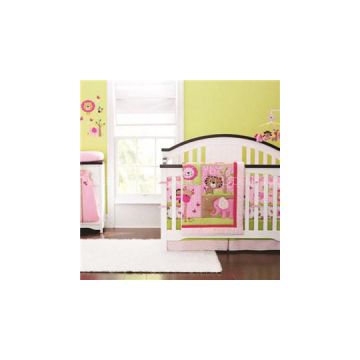 3D Cartoon 4-14 Pcs Baby Bedding Set 100% Cotton Crib Baby Girl Cot Sets