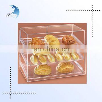 Acrylic food display cases for retail shop wholesale